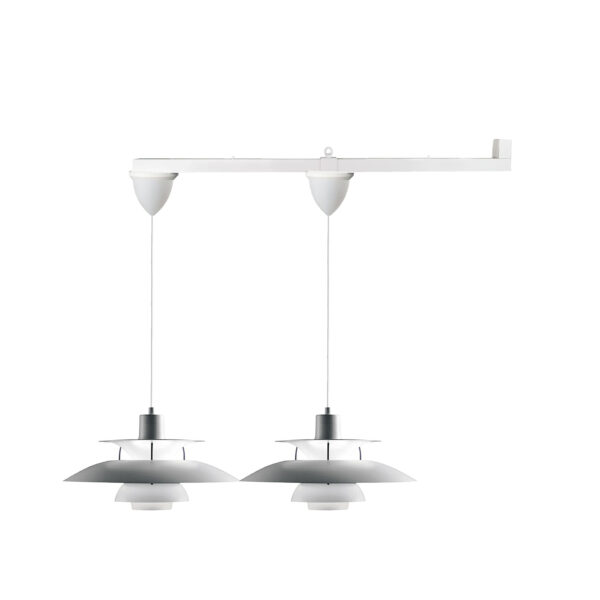 Forlængerarm til to hængelamper fra én loftskrog